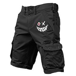 Men's Cargo Shorts Multiple Pockets Graphic Graffiti Outdoor Short Sports Outdoor Classic Micro-elastic Shorts Lightinthebox