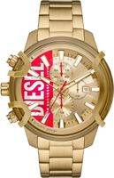 Diesel Griffed Chronograph Gold-Tone Stainless Steel Watch