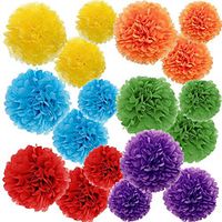 10 Inch Paper Flower Ball Birthday Party Decoration Wedding Arrangement Handmade Paper Garland Lightinthebox - thumbnail