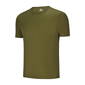 men's t-shirt short sleeve, crew neck - 100% soft, durable new zealand wool miniinthebox