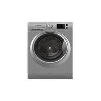 Ariston Front Load Washing Machine | 9 Kg 1400 RPM | Made In Poland | NLM11946SCAGCC | Sliver Color