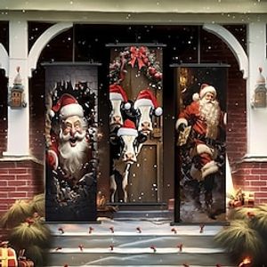 Christmas Day Prints Modern Picture Home Decor Wall Hanging Gift Rolled Canvas Unframed Unstretched miniinthebox