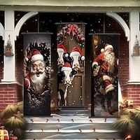 Christmas Day Prints Modern Picture Home Decor Wall Hanging Gift Rolled Canvas Unframed Unstretched miniinthebox - thumbnail