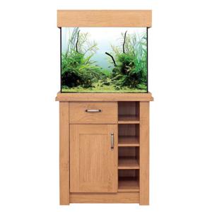 Aqua One Oakstyle Tank 110L 62.5X37.5X55Cm Aquarium With Cabinet