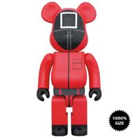 Bearbrick 1000% Squid Game Guard Square Figure (72cm) - thumbnail