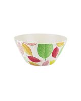 Cuisine Art Bamboo Fibre Bowl 14 x 8 cm Leaves Design By Homesmiths