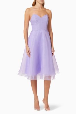 Bustier Dress in Organza Bustier Dress in Organza