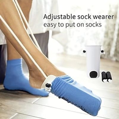 1pc Sock Aid - Easy On And Off Stocking Slider - Pulling Assist Device - Sock Helper Aide Tool - Puller For Elderly, Senior, Pregnant, Diabetics - Pull Up Assistance Help Lightinthebox