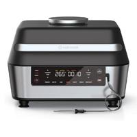 Nutricook Smart Indoor Grill & Air Fryer X 8.5L |Built-in Thermometer |Grill, Air Fry, Roast, Bake, Dehydrate & Reheat | Black/SS | 1760W | AFG960