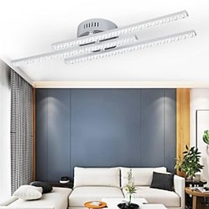 LED Dimmable Ceiling Light Modern Acrylic Ceiling Panel Lamp Minimalist Layered Design Living Room Dining Room Lights AC220V ONLY DIMMABLE WITH REMOTE CONTROL Lightinthebox