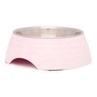 Pawsitiv Frosted Ripple Bowl - Large Pink