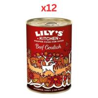 Lily's Kitchen Dog Beef Goulash Wet Food 400G (Pack of 12)