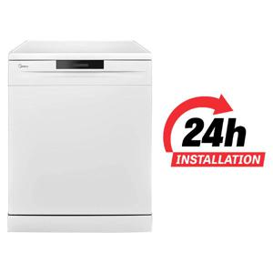 Midea 14 Place Setting Dishwasher | WQP147605VS | Silver Color