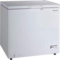 Sharp 190 Liters Free Standing Chest Freezer With Built In condenser, White - SCFK190X-WH3 WH3 , 1 Year Brand warranty