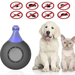 USB Rechargeable Ultrasonic Pest Reject Flea Tick Lice Repeller Collars Mountaineering Buckle Portable for Cat Dog Pet Lightinthebox