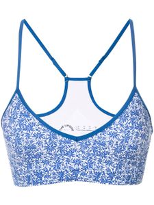 The Upside Zoe floral sport bra - Blue