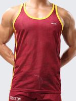 Mens Mesh Breathable Vest Quick Qry Sport Running Athletic Casual Home Tank Tops
