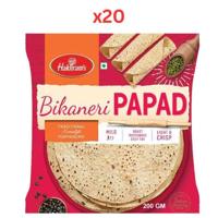 Haldirams Bikaneri Papad 200Gm (Pack Of 20)