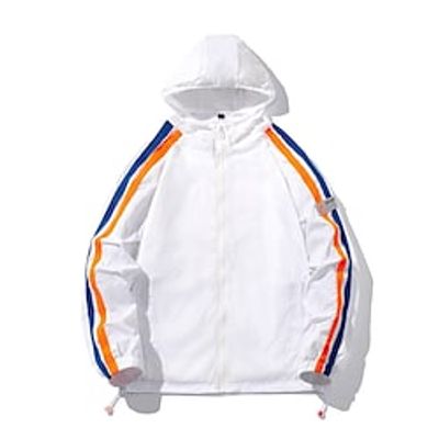Men's Hiking Jacket Hiking Skin Jacket Summer Outdoor UV Sun Protection Breathable Ultraviolet Resistant Quick Dry Outerwear Top White Blue Yellow  Lightweight Lightinthebox