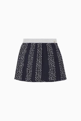 Stars Print Pleated Mini Skirt Stars Print Pleated Mini Skirt