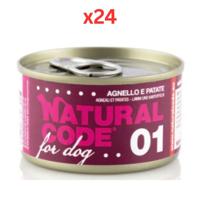 Natural Code Lamb & Potatoes Cooking Water Wet Dog Food 90G (Pack of 24)