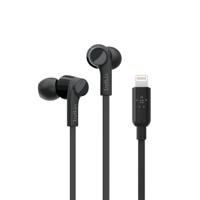 Belkin Rockstar Black In-Ear Earphones with Lightning Connector - thumbnail