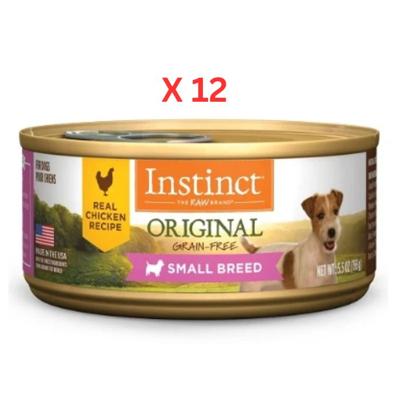 Instinct Original Small Breed Chicken Dog Wet Food Box 12X156G Instinct Original Small Breed Chicken Dog Wet Food Box 12X156G