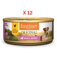 Instinct Original Small Breed Chicken Dog Wet Food Box 12X156G