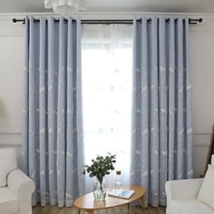 One Panel Pastoral Style Double-Layer Window ScreenCurtain Blackout Curtain Living Room Bedroom Dining Room Thermal Insulation Curtain Lightinthebox