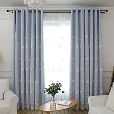 One Panel Pastoral Style Double-Layer Window ScreenCurtain Blackout Curtain Living Room Bedroom Dining Room Thermal Insulation Curtain Lightinthebox