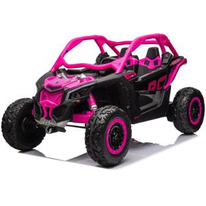 Amsham Can-Am Maverick XX Ride on Buggy - Pink 24V (UAE Delivery Only)