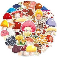 50pcs Food Stickers for Student Notebook Gifts Waterproof Self-adhesive Cartoon for Women Men Girls miniinthebox - thumbnail