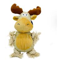 Nutrapet Plush Pet Elk Dog Toy (Includes 1)