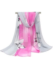 Chiffon Floral Printed Scarves