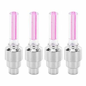 cycling valve caps, 4 pcs bike bicycle led wheel lights valve lamp valve core light for bicycle mountain bike Lightinthebox
