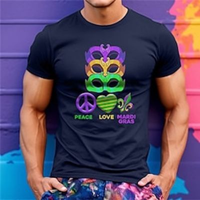 Mask Black White Army Green T shirt Tee Men's Graphic Cotton Blend Shirt Sports Classic Shirt Short Sleeve Comfortable Tee Sports Outdoor Holiday Summer Fashion Designer Clothing S M L XL XXL XXXL Lightinthebox