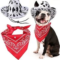 Western Cowboy Hat Milk Print Top Hat Sunshade Hat Cute Baby Toy Hat Birthday Party Hat Mini Pet Hat Lightinthebox - thumbnail