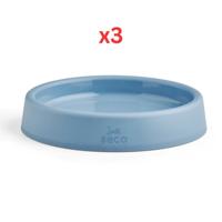 Beco Steady Food & Water Cat Bowl - Blue (Pack Of 3)