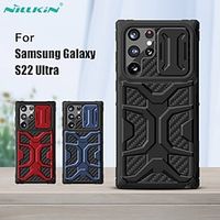 Phone Case For Samsung Galaxy Back Cover S22 Ultra with Windows Full Body Protective Four Corners Drop Resistance Armor TPU PC Lightinthebox - thumbnail