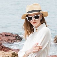 Natural Fiber Straw Hats with Solid 1pc Casual / Daily Wear Headpiece miniinthebox - thumbnail