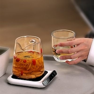 Smart Coffee Mug Warmer Heating Mat Electric Beverage Warmer Desktop Heating Coaster Milk Tea Warmer Cup Heater Mug Warmer Warmer Coaster Portable Electric Hot Plate Mini Induction Cooker Heating Pad Lightinthebox