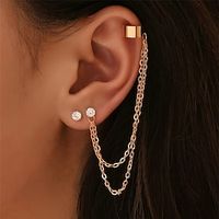 1 Pair Ear Cuff For Women's Party Evening Formal Date Alloy Classic Fashion Lightinthebox - thumbnail