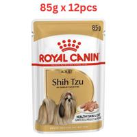 Royal Canin Breed Health Nutrition Shih Tzu Wet Dog Food Pouches 85g x 12 pcs