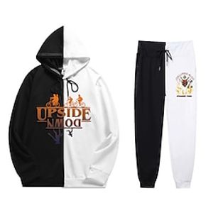 Inspired by Stranger Things Eleven Hellfire Club Eddie Munson Pants Outfits 100% Polyester Anime Graphic Street Style Pants For Men's  Women's  Couple's  Hoodie  Hoodie Lightinthebox