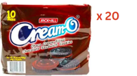 Jack N Jill Cream-O Chocolate Sandwich (10X33G), 330G Pack Of 20 (UAE Delivery Only)