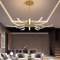 Modern Ceiling Lights 681012 Light Dimmable LED Pendant Lights Variable Appearance Dimmable Ceiling Lights Living Room Bedroom 110-240V Lightinthebox - thumbnail