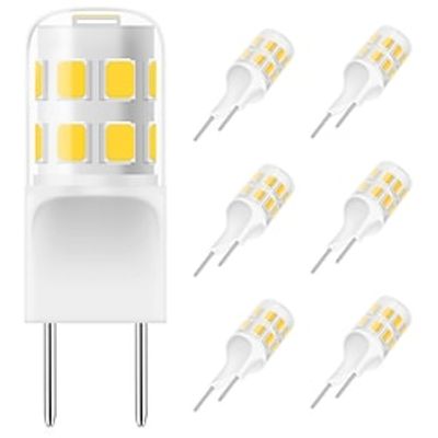 G8 Led Bulb Dimmable 3W T4 Led Bulb 20-25W Halogen Equivalent G8 Bi-Pin Flat Base Warm White 3000K 120V Puck Light Bulbs for Under Cabinet Light Under Counter Kitchen Lighting Lightinthebox G8 Led Bulb Dimmable 3W T4 Led Bulb 20-25W Halogen Equivalent G8 Bi-Pin Flat Base Warm White 3000K 120V Puck Light Bulbs for Under Cabinet Light Under Counter Kitchen Lighting Lightinthebox
