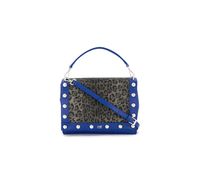Womens Leoglam Shoulder Bag Dark Grey/Royal Blue Womens Leoglam Shoulder Bag Dark Grey/Royal Blue