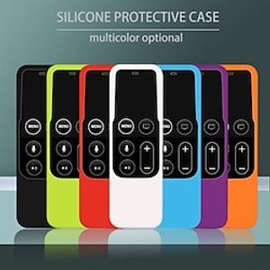 For Apple TV TV Remote Control Cover Case Protective Anti Fall Cover for Apple TV 4K 4th Generation Siri Remote Accessories Lightinthebox