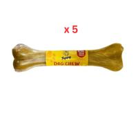 Puppy Pressed Bone 6" 1pcs 100g (Pack Of 5)